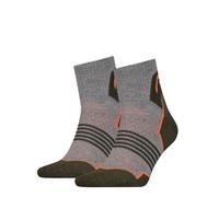 HEAD Unisex Hiking Socks Mens Womens Walking Cushioned Boot Quarter Sock 2 Pairs