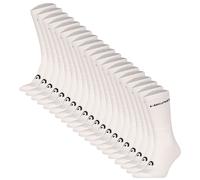 HEAD Unisex Socks 20-Pack Elements All Sports Crew, Black/White, 35-46