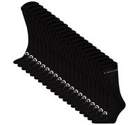 HEAD Unisex Socks 20-Pack Elements All Sports Crew, Black/White, 35-46