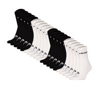HEAD Unisex Socks 20-Pack Elements All Sports Short Crew, Black/White