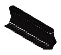 HEAD Unisex Socks 20-Pack Elements All Sports Short Crew, Black/White
