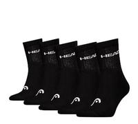 HEAD Sports Crew Sock, Black, 43-46 (Pack of 5)
