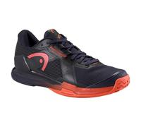 HEAD Unisex Sprint Pro 4.0 Indoor Squash/Racquetball Shoes Dark Blue Red