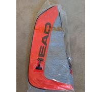 HEAD Unisex-Youth Junior Combi Rebel Tennis Rucksack Climate Control Orange/Grey