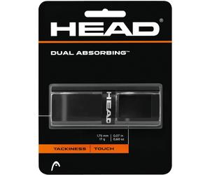 HEAD Unisex's Docena 03/04 Dual Absorbing Racquet Grip, Size One, Multi-Colour/Black