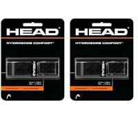 HEAD Unisex's Hydrosorb Comfort Grip-Multi-Colour/Black, Onesize (Pack of 2)