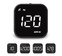 Head Up Display Car HUD Display KMH MPH Digital GPS Smart Speedometer, iKiKin 2.0'' LCD Screen Head Up Display with OverSpeed Alarm Fatigue Driving Warning, Navigation Compass for All Vehicle