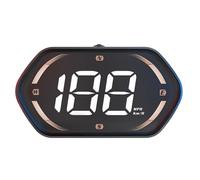 Head Up Display For All Car GPS HUD Vehicle Speed+Compass Speedometer Odometer Overspeed AlarmGreen/Gold(G22-GOLD)