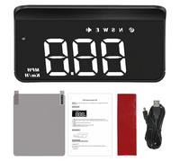 Head Up Display for Car, M1 Car HUD Navigation Projector with USB Power and OBD2, White Light Display, Reflective Film and Adhesive Tape Included for Easy Installation