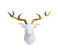 Head Wall Mount - Versatile Antler Statue Wall Hanging Art | Deer Head Wall Sculpture, Portable Deer Horn Statue Wall Hanging For Corridor, Bedroom, Dining Room And Study Room