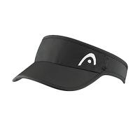 HEAD Women's Pro Player Visor, Black, one size