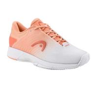 HEAD Women Revolt Pro 4.5 Clay Tennis Shoes, Coral White, 36 EU