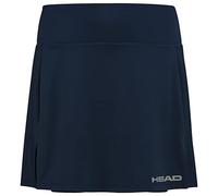 HEAD Women's Club Basic Long Skort, Dark Blue, Small