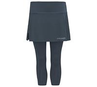 HEAD Women's Club Skort W 3/4-Length Tights, Navy, L