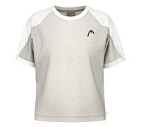 Head Womens Play Tech Short Sleeve T-Shirts, Grey, M EU