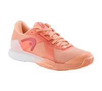 HEAD Women's Sprint Pro 4.0 Clay Tennis Shoes Coral White