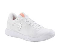 HEAD Women's Sprint Team 4.0 Clay Women's Tennis Shoes, White/Coral, EU 38.5