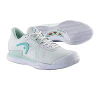 HEAD Women's Tennis Shoe, EU, White Aqua, 40.5 EU