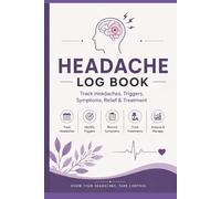 Headache Log Book: Track Migraine Triggers, Symptoms, Pain Levels, Medication & Daily Relief Patterns: Simple Headache and Migraine Journal for ... Notes - Easy-to-Use Wellness Tracker