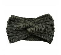 Headband 1 PC Vintage Knitted Twisted Hairband, Warm And Stylish For Autumn And Winter, Perfect For Daily Street Wear(Dark Gray)
