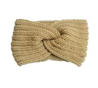 Headband 1 PC Vintage Knitted Twisted Hairband, Warm And Stylish For Autumn And Winter, Perfect For Daily Street Wear(Light Camel)