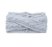 Headband 1 Piece Winter Cross Headband Knitted Chunky Elastic Crochet Turban Ear Warmer Headwrap For Women Girl Hair Accessories(Color-07)