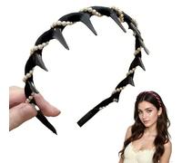 Headband, 2025 New Elegant Pearls Hair Bands for Women Girls, Headbands for Women's Hair Easy to Wear, Keep Your Hairstyle in The Best Condition (black, one size)