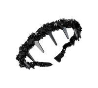 Headband Beaded Women | Fashion Hairband for Travel,Decorative Stylish Hair Hoop for Girls Brides Students Ladies Wives Shopping Party Family Photo Sessions Wedding Dating