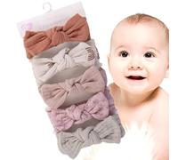 Headband Bows for Baby Girls,Baby Headbows - 18x3.5cm Stretchy Soft Knot Headbands, Elastic Head Wrap Hair Accessories for Photo Booth Props