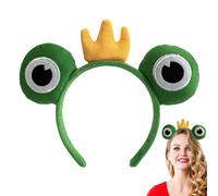 Headband - Cartoon Plush Spa Headband | Halloween Hair Accessories, Green Headpiece, Elastic Makeup Headbands for Women and Girls