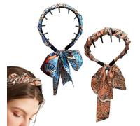 Headband Comb, Headband Comb Hair Accessory | 2 Pieces Non-Slip Vintage Fashion Gift for Women Girls