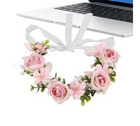 Headband | Comfortable and Elegant Hair Accessories | Artificial Rose Flower Headband for Women - Birthday Communion Holiday Festival Event Celebration Photography