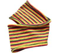 Headband Cotton Knitted Seamless Double Wrap (Rasta Stripes)