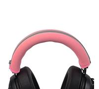 Headband Cover Cushion Protector Pad, Replacement Headband Cushion Pad Cover Head Band Protector with Zipper, for Razer Kraken PRO 7.1 V2 (pink)