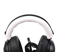 Headband Cover Cushion Protector Pad, Replacement Headband Cushion Pad Cover Head Band Protector with Zipper, for Razer Kraken PRO 7.1 V2 (white)