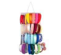 Headband Display Wall Mount - Headband Holder for Girls | Felt Organizer Holder with 40 Slots | Wall Hanger For Hair