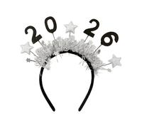 Headband for New Year's Eve, Party Decorations with Glitter | Tiara Headband for Happy New Year Party | for Event Carnival Masquerade Celebration Photoshoot Family Adults Girls