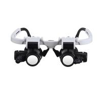 Headband Head-Mounted Repair LED Lamp Light Magnifying Glass Magnifier Loupe