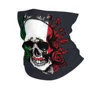 Headband Italy Italian Flag Skull White Headwear Uv Protection Facial Decoration Durable Bandana For Running Fishing Camping 25X50CM