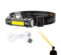 Headband Lights Forehead - XPE/5W, 3W Brightness LED Rechargeable heads Lamps With Magnetic Base, LED Headlight Strong Light Flashlight Magnet Night Fishing Light Outdoor High Brightness Lighting