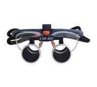 Headband Magnifying Glasses, Dental Surgical Loupe, Binocular Loupes Glasses, Removable Lens and Strap Tightness Adjustable, Field Of View > Φ 70mm, for Dentists, Electricians, Jewelers