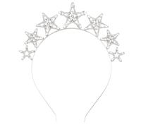Headband Modern Crown Glistening Star Hair Hoop Bachelorette Party Bride Bridal Jewelry Headpiece Star Headbands For Women