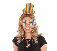 Headband My Other Me Hat Rainbow One Size Costume Accs NEW