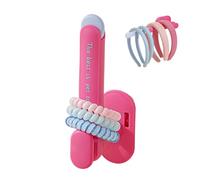 Headband Organizer - Wall Mounted Hair Tie Holder Storage | Adjustable Retractable Rack Towel Hanger For Hair Accessories, Hairbands, Bracelets, Jewelry Display, Space Saving Organizer For Bedroom Bat