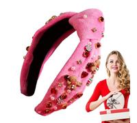 Headband Ribbon For Women | Gingerbread Man Christmas Holiday Hair Band | Elastic Accessories, Headband Christmas Decorations For Girls