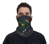 Headband South Africa South African Flag Eagle White Headwear Breathable Facial Decoration Premium Neck Gaiter For Running Fishing Camping 25X50CM