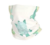 Headband style face mask, Turtle write patterned sports headband, suitable for travel, skiing, and cycling.