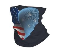 Headband Usa Micronesia Micronesians Friendship Flag Heart White Neck Gaiter Durable Bandana Premium Headwear For Running Fishing Camping 25X50CM