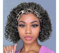 Headband Wig Synthetic Wig Natural Looking Headband Attached Glueless Wigs