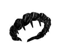 Headband with Comb Teeth for Women Non-Slip Hair Accessories in the Shape of a Comb - Yarn Wrapped Wide Hair Bands for Girls | For Women Teenagers Everyday Styling Home Travel Event Commuting